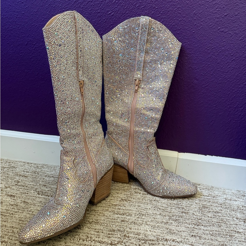 Matisse Sparkling Silver Women's Boots